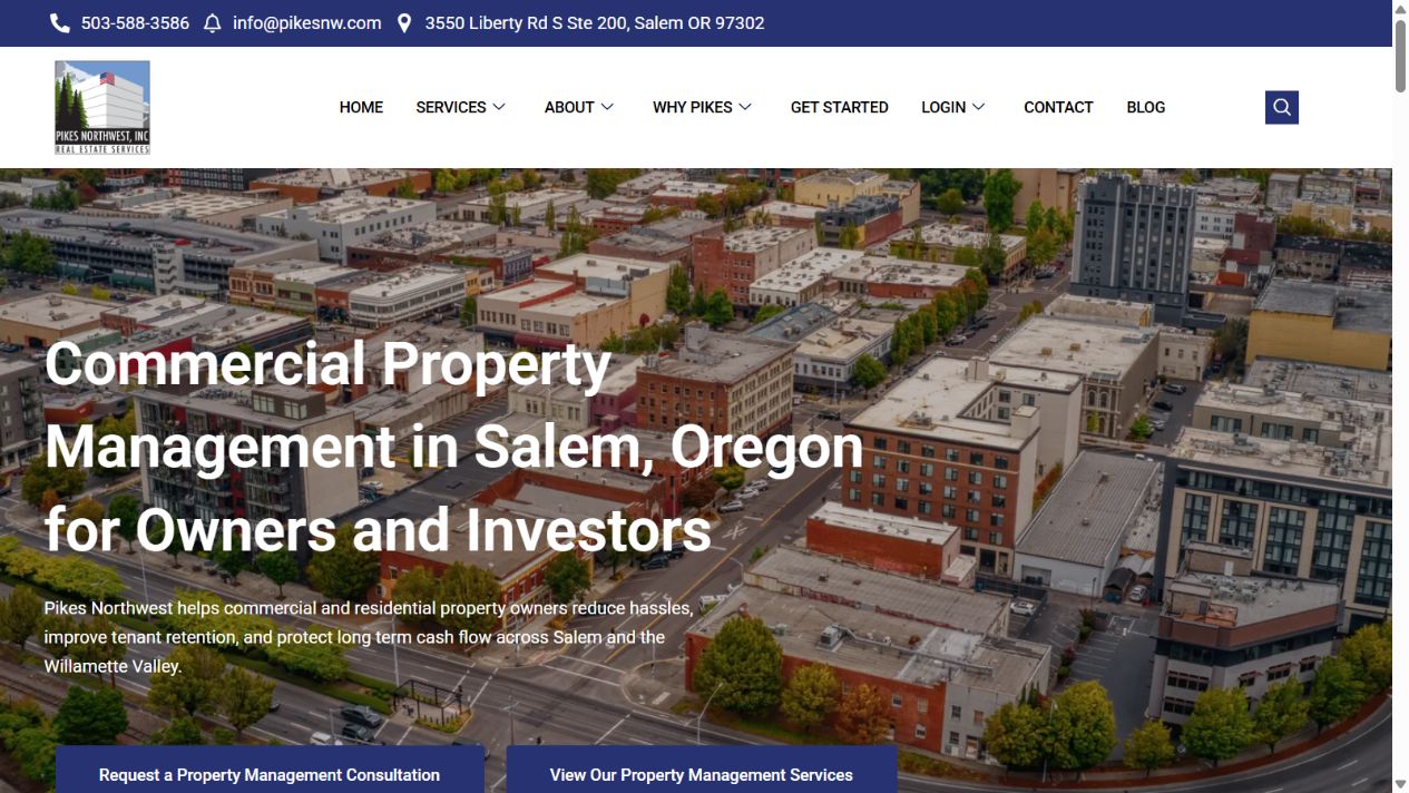 Pikes NW website preview