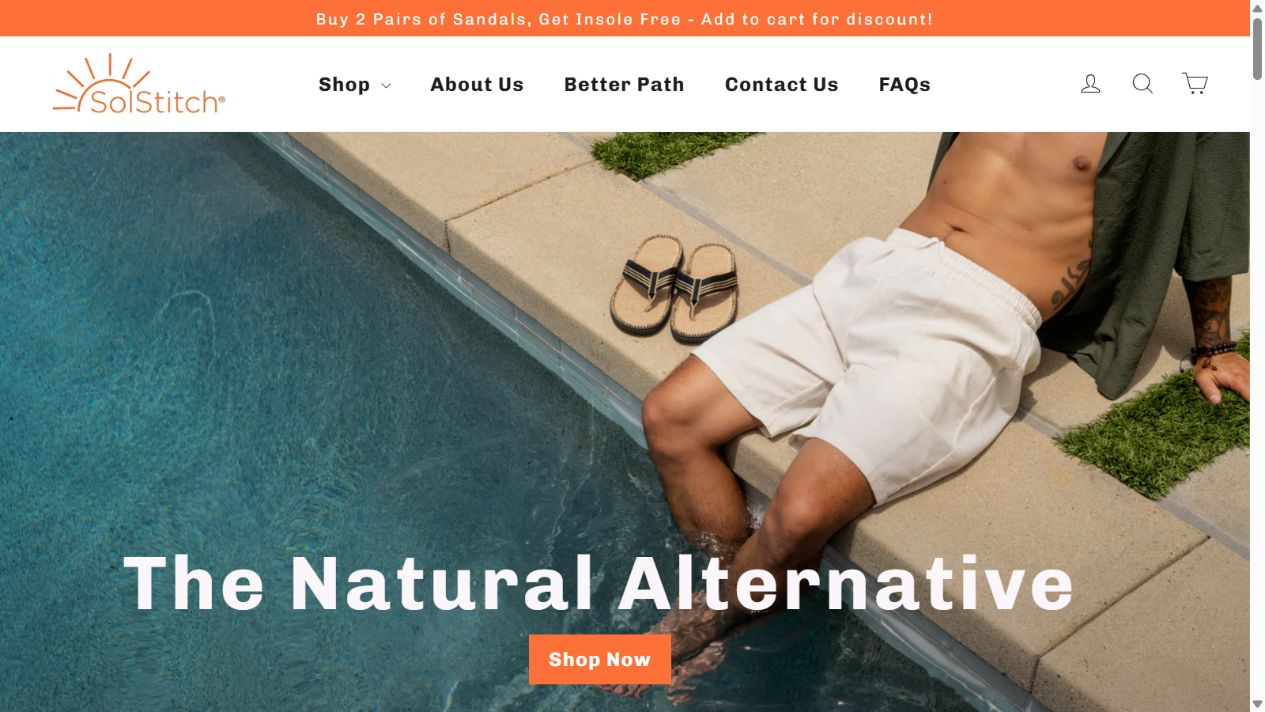 Solstitch website preview